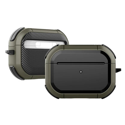 For AirPods Pro 2 Wireless Earphones Shockproof Thunder Mecha TPU Protective Case(Grass Green) - For AirPods Pro 2 by buy2fix | Online Shopping UK | buy2fix