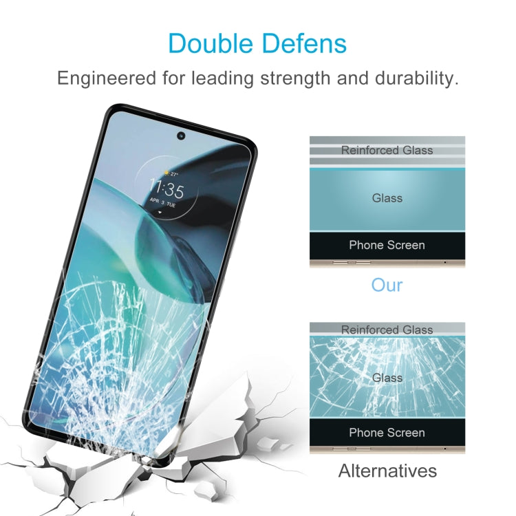For Motorola Moto G72 50pcs 0.26mm 9H 2.5D Tempered Glass Film - Infinix Tempered Glass by buy2fix | Online Shopping UK | buy2fix