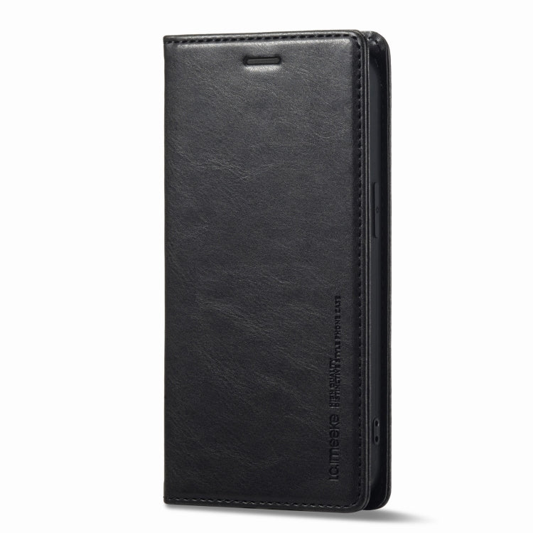 For iPhone 12 mini LC.IMEEKE RFID Anti-theft Leather Phone Case(Black) - iPhone 12 mini Cases by LC.IMEEKE | Online Shopping UK | buy2fix