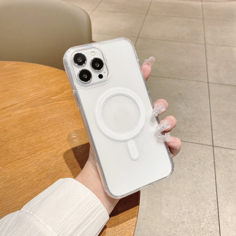 For iPhone 11 Pro MagSafe Magnetic Clear Acrylic TPU Case(Transparent) by buy2fix