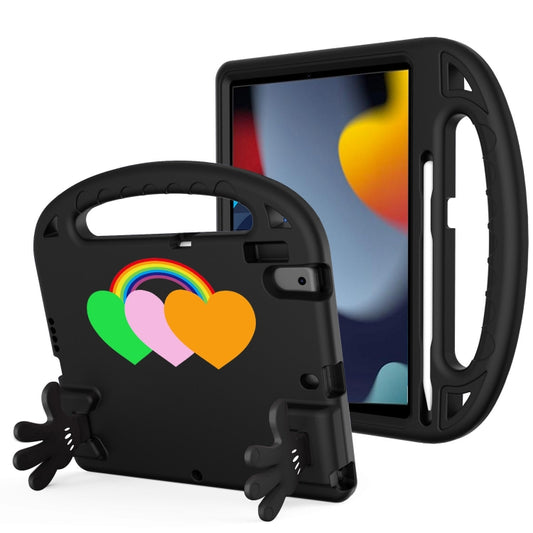 For iPad 10.2 / iPad Pro 10.5 Love Small Palm Holder EVA Tablet Case(Black) - iPad 10.2 Cases by buy2fix | Online Shopping UK | buy2fix