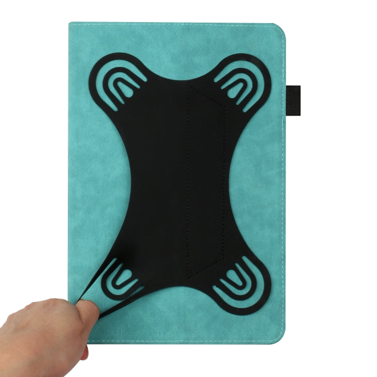 For 8 inch Life Tree Pattern Flip Universal Leather Tablet Case(Blue) - 8 inch by buy2fix | Online Shopping UK | buy2fix