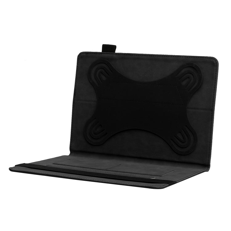 For 10 inch Life Tree Pattern Flip Universal Leather Tablet Case(Black) - 10 - 11 inch by buy2fix | Online Shopping UK | buy2fix