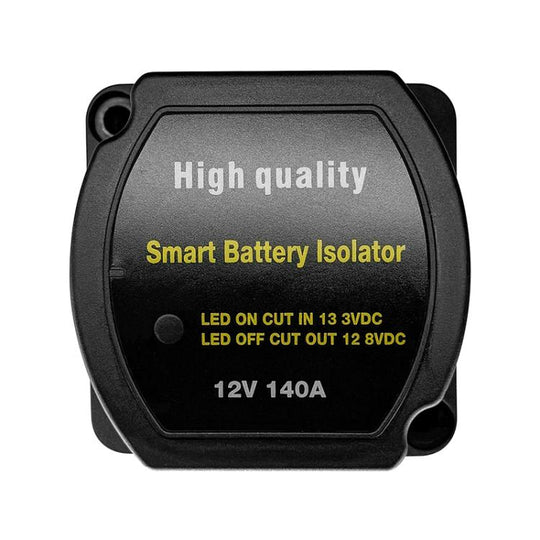 Contrôleur intelligent d'isolation de batterie double, 12V, 140a, pour voiture, Yacht, RV, avec relais