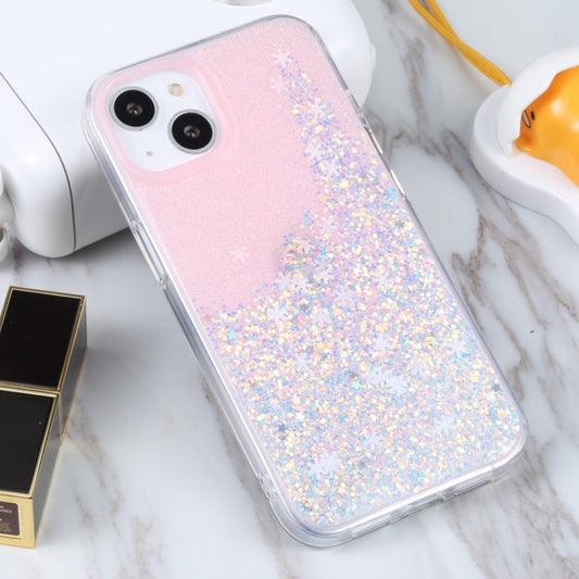 For iPhone 14 DFANS DESIGN Snowflake Starlight Shining Phone Case(Pink) - iPhone 14 Cases by DFANS DESIGN | Online Shopping UK | buy2fix
