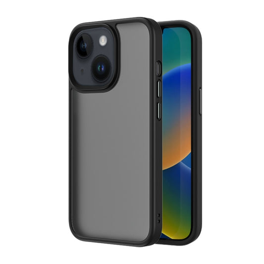For iPhone 14 ROCK Guard Skin-feel Phone Case(Black) - iPhone 14 Cases by ROCK | Online Shopping UK | buy2fix