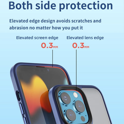 For iPhone 14 Pro ROCK Guard Skin-feel Phone Case(Black) - iPhone 14 Pro Cases by ROCK | Online Shopping UK | buy2fix