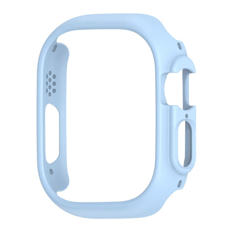 For Apple Watch Ultra 3 / 2 / 1 49mm PC Hollow Electroplating Protective Case(Ice Blue) by buy2fix