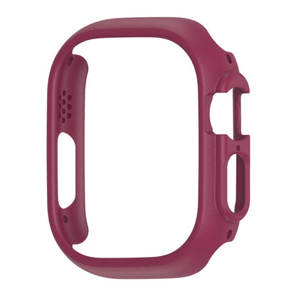 For Apple Watch Ultra 3 / 2 / 1 49mm PC Hollow Electroplating Protective Case(Wine Red) by buy2fix