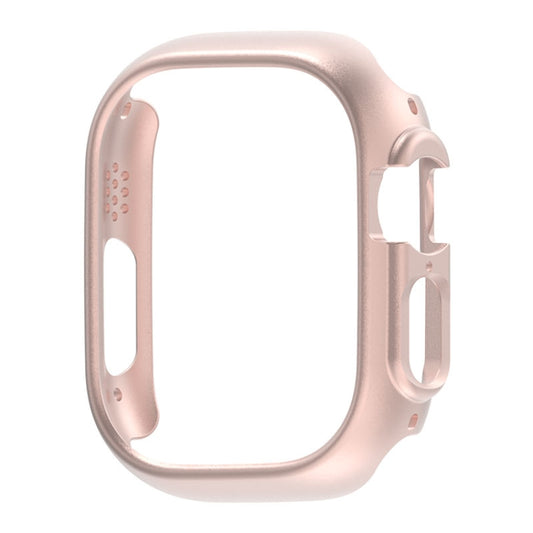 For Apple Watch Ultra 3 / 2 / 1 49mm PC Hollow Electroplating Protective Case(Rose Gold) by buy2fix