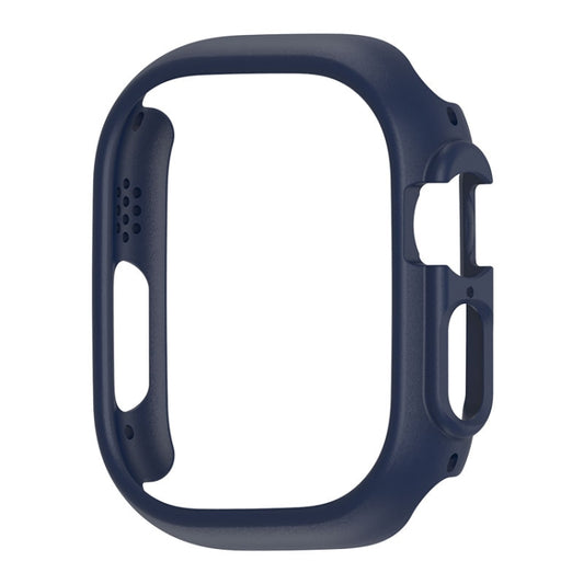 For Apple Watch Ultra 3 / 2 / 1 49mm PC Hollow Electroplating Protective Case(Dark Blue) by buy2fix