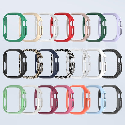 For Apple Watch Ultra 3 / 2 / 1 49mm PC Hollow Electroplating Protective Case(Rose Gold) by buy2fix