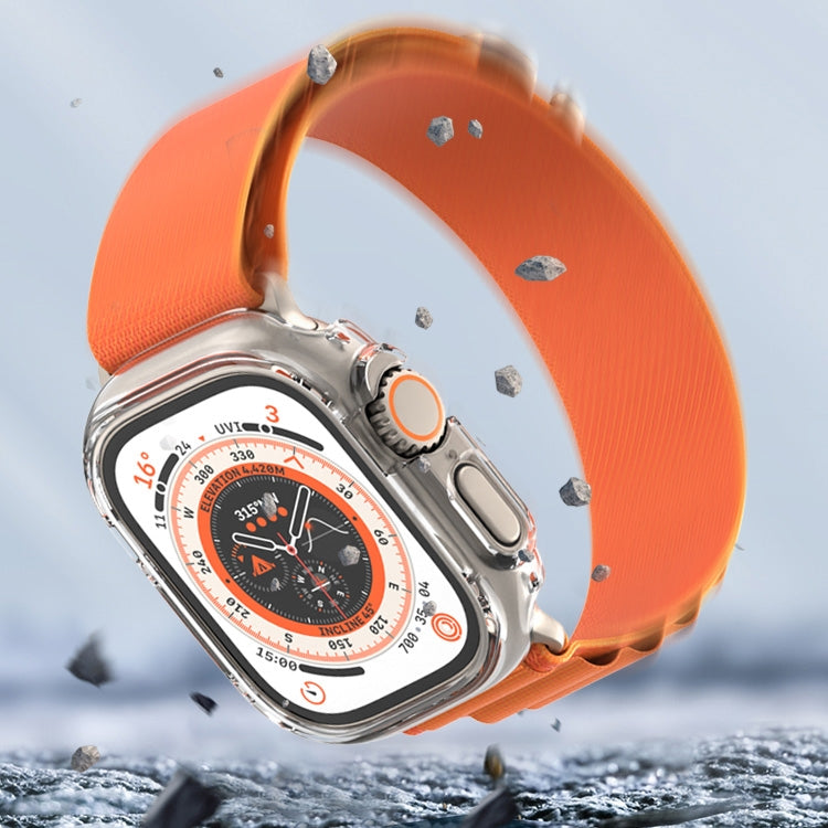 For Apple Watch Ultra 3 / 2 / 1 49mm PC Hollow Electroplating Protective Case(Dark Green) by buy2fix