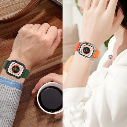 For Apple Watch Ultra 3 / 2 / 1 49mm PC Hollow Electroplating Protective Case(Black) by buy2fix