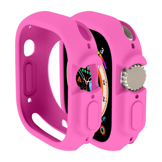 For Apple Watch Ultra 3 / 2 / 1 49mm Candy TPU Protective Case(Pink) by buy2fix