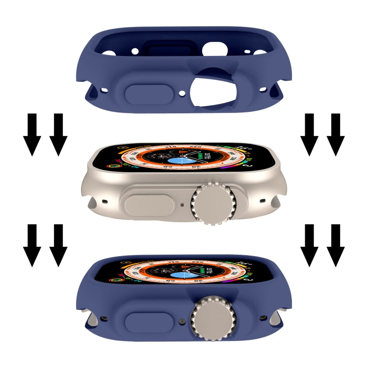 For Apple Watch Ultra 3 / 2 / 1 49mm Candy TPU Protective Case(Royal Blue) by buy2fix