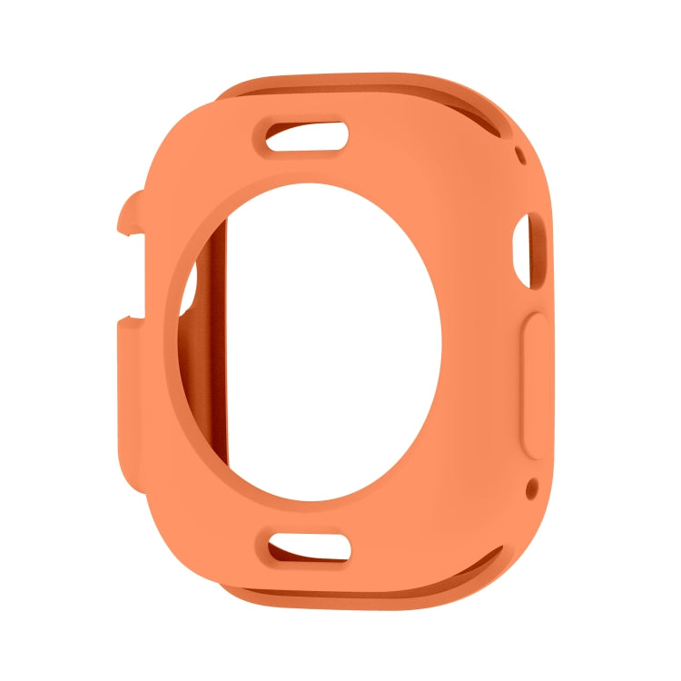 For Apple Watch Ultra 49mm Candy TPU Protective Case(Orange) by buy2fix