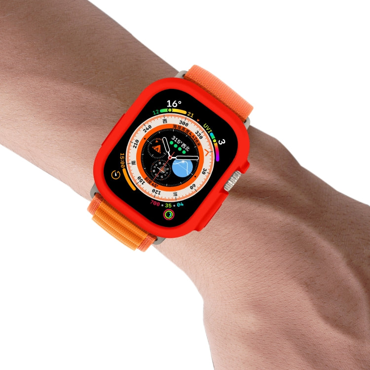 For Apple Watch Ultra 3 / 2 / 1 49mm Candy TPU Protective Case(Red) by buy2fix