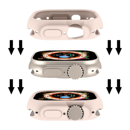 For Apple Watch Ultra 3 / 2 / 1 49mm Candy TPU Protective Case(Light Pink) by buy2fix