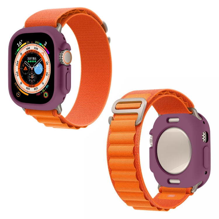 For Apple Watch Ultra 3 / 2 / 1 49mm Candy TPU Protective Case(Plum) by buy2fix