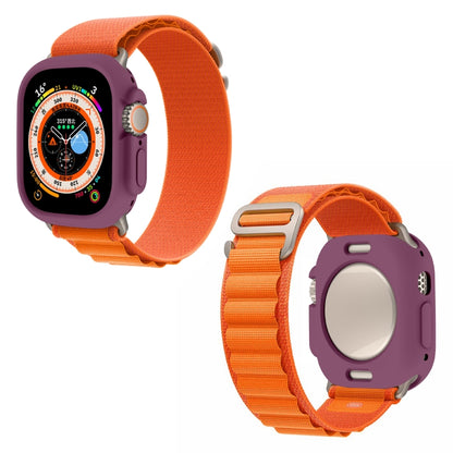 For Apple Watch Ultra 3 / 2 / 1 49mm Candy TPU Protective Case(Plum) by buy2fix