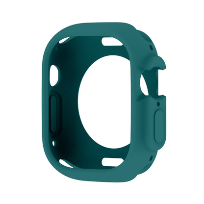 For Apple Watch Ultra 3 / 2 / 1 49mm Candy TPU Protective Case(Dark Green) - Watch Cases by buy2fix | Online Shopping UK | buy2fix