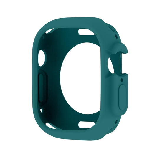 For Apple Watch Ultra 3 / 2 / 1 49mm Candy TPU Protective Case(Dark Green) - Watch Cases by buy2fix | Online Shopping UK | buy2fix