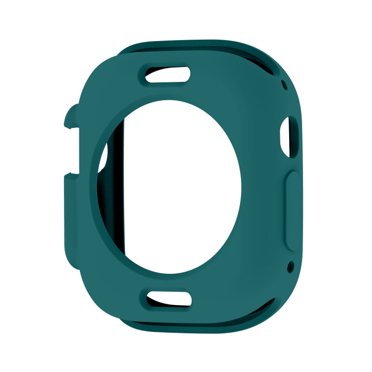 For Apple Watch Ultra 3 / 2 / 1 49mm Candy TPU Protective Case(Dark Green) - Watch Cases by buy2fix | Online Shopping UK | buy2fix