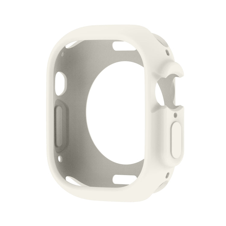 For Apple Watch Ultra 3 / 2 / 1 49mm Candy TPU Protective Case(Cream White) by buy2fix
