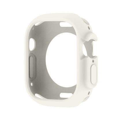 For Apple Watch Ultra 3 / 2 / 1 49mm Candy TPU Protective Case(Cream White) by buy2fix