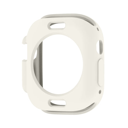 For Apple Watch Ultra 3 / 2 / 1 49mm Candy TPU Protective Case(Cream White) by buy2fix