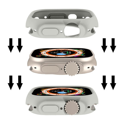 For Apple Watch Ultra 3 / 2 / 1 49mm Candy TPU Protective Case(Dark Grey) by buy2fix