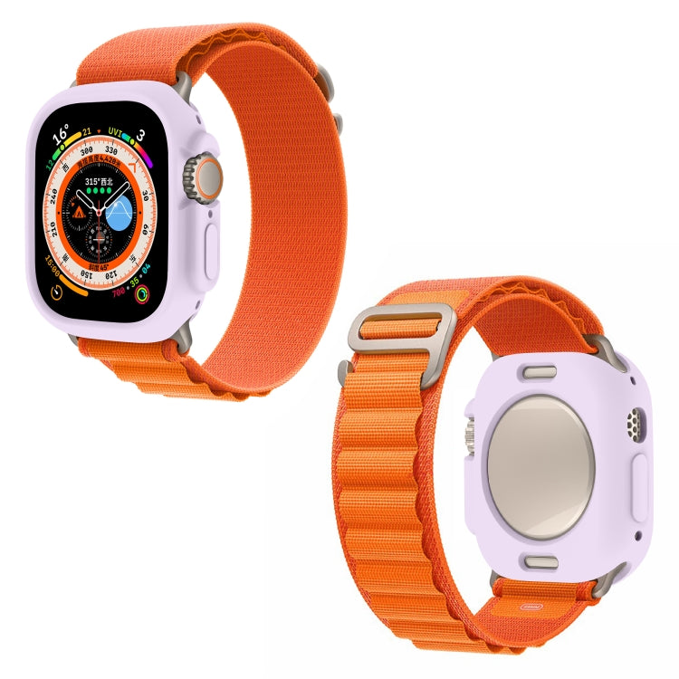 For Apple Watch Ultra 3 / 2 / 1 49mm Candy TPU Protective Case(Purple) by buy2fix