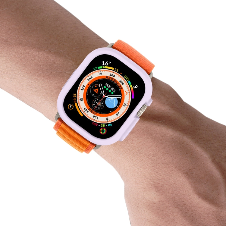 For Apple Watch Ultra 3 / 2 / 1 49mm Candy TPU Protective Case(Purple) by buy2fix
