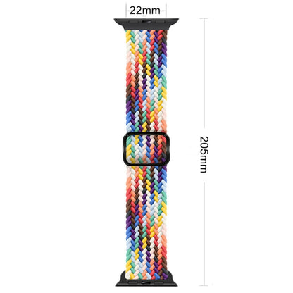 Buckle Nylon Braided Watch Band for Apple Watch Ultra 49mm&Watch Ultra 2 49mm / Series 9&8&7 45mm / SE 3&SE 2&6&SE&5&4 44mm / 3&2&1 42mm(Camouflage) by buy2fix