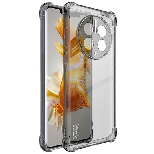 For Huawei Mate 50 Pro imak Shockproof Airbag TPU Phone Case(Transparent Black)