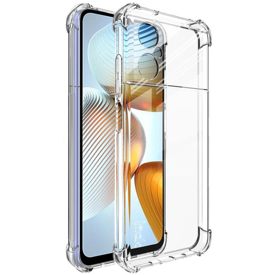 For Xiaomi Poco M4 5G imak Shockproof Airbag TPU Phone Case(Transparent)