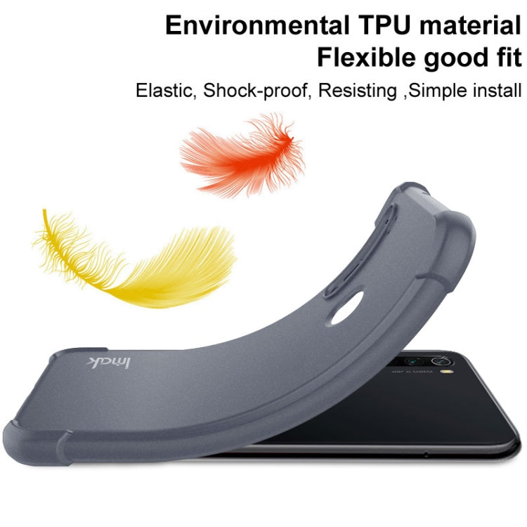 For Motorola Edge 2022 5G imak Shockproof Airbag TPU Phone Case(Matte Black) by imak