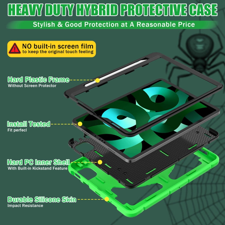 For iPad Pro 11 2018/2020/2021 / Air5 10.9 2022 / Air4 10.9 2020 Shockproof Protective Tablet Case(Green+Black) - iPad Pro 11 (2022/2021) Cases by buy2fix | Online Shopping UK | buy2fix