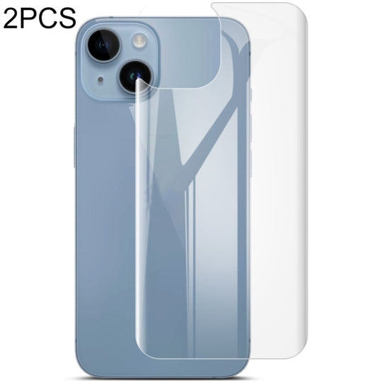 For iPhone 14 2pcs imak Curved Hydrogel Film Pnone Back Protector