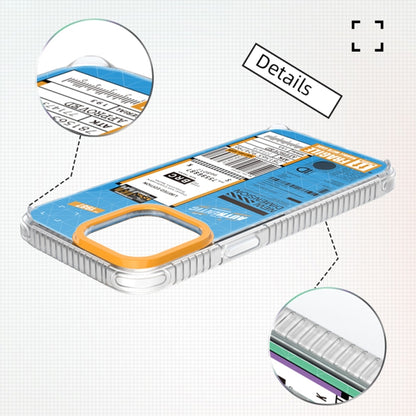For iPhone 14 Mutural Dual-side Laminating Printed TPU Phone Case(Yellow) - iPhone 14 Cases by Mutural | Online Shopping UK | buy2fix
