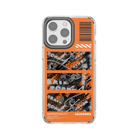 For iPhone 14 Mutural Camouflage Series Phone Case(Orange) - iPhone 14 Cases by Mutural | Online Shopping UK | buy2fix