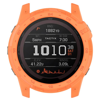 For Garmin Enduro2 / Tactix7 Armor Hollow TPU Watch Case(Orange) - Watch Cases by buy2fix | Online Shopping UK | buy2fix