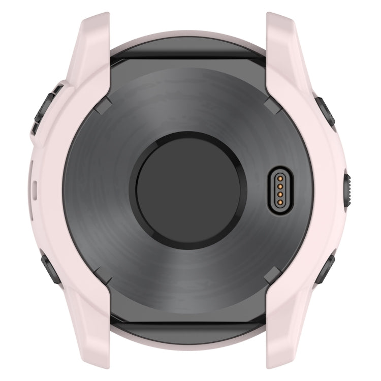 For Garmin Enduro2 / Tactix7 Armor Hollow TPU Watch Case(Light Pink) - Watch Cases by buy2fix | Online Shopping UK | buy2fix