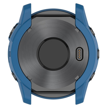 For Garmin Enduro2 / Tactix7 Armor Hollow TPU Watch Case(Dark Blue) - Watch Cases by buy2fix | Online Shopping UK | buy2fix