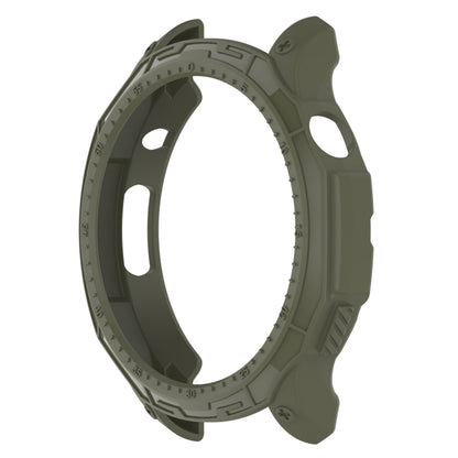 For Amazfit GTR 4 / GTR 4 Pro Armor Hollow TPU Watch Case(Jungle Green) - Watch Cases by buy2fix | Online Shopping UK | buy2fix