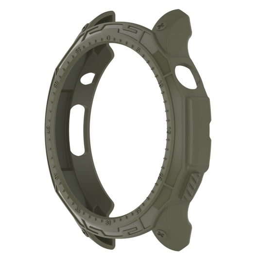 For Amazfit GTR 4 / GTR 4 Pro Armor Hollow TPU Watch Case(Jungle Green) - Watch Cases by buy2fix | Online Shopping UK | buy2fix