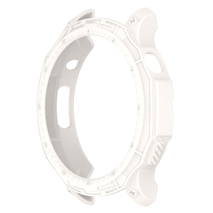 For Amazfit GTR 4 / GTR 4 Pro Armor Hollow TPU Watch Case(Lvory White) - Watch Cases by buy2fix | Online Shopping UK | buy2fix