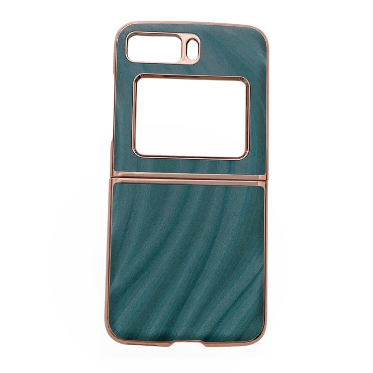For Motorola Moto Razr 2022 Nano Electroplating Protective Phone Case(Green Grass) - Motorola Cases by buy2fix | Online Shopping UK | buy2fix