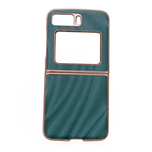 For Motorola Moto Razr 2022 Nano Electroplating Protective Phone Case(Green Grass) - Motorola Cases by buy2fix | Online Shopping UK | buy2fix
